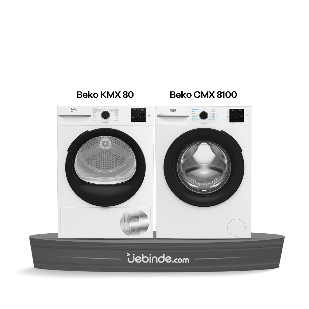 Beko 2 li &#199;amaşır ve Kurutma Paketi-2 (CMX 8100 + KMX 80)